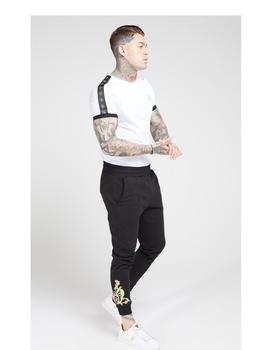 Camiseta SikSilk  S/S Raglan Tech Blanco