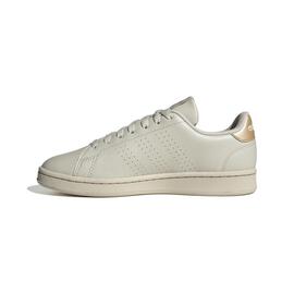 Zapatilla Mujer Adidas Advantage Beige