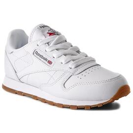 Zapatilla Niño  Reebok Classic Leather  Blanco