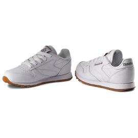 Zapatilla Niño  Reebok Classic Leather  Blanco