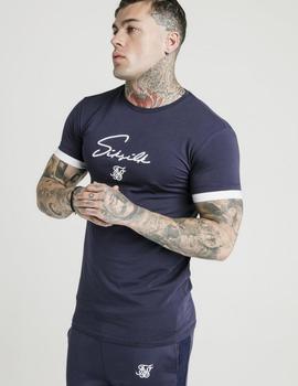 Camiseta SikSilk Tech Marino