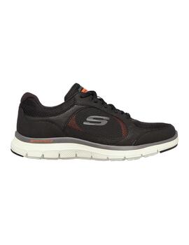 Zapatilla Skechers FLEX ADVANT WATERPROOF NEGRO