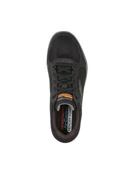 Zapatilla Skechers FLEX ADVANT WATERPROOF NEGRO