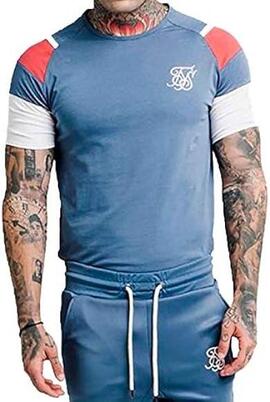 Camiseta Siksilk Azul