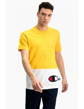 Camiseta Manga Corta Champion Amarillo