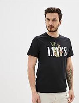 Camiseta Hombre Levi s Graphic Tee Negro