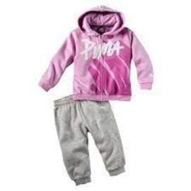 Chandal Infantil Puma Jogger Orchid Rosa