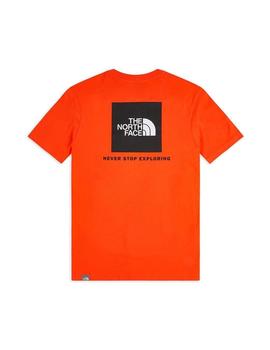 Camiseta  The North Face Box Naranja