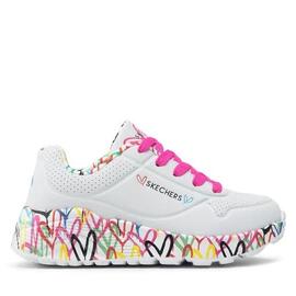 Zapatilla para Niña Skechers UNO LITE LOVELY LUV Blanco
