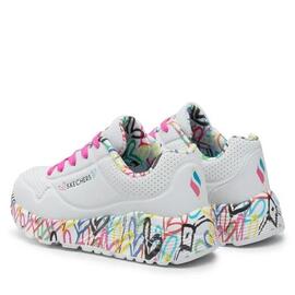 Zapatilla para Niña Skechers UNO LITE LOVELY LUV Blanco