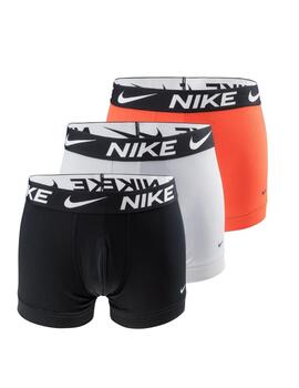 Boxer Nike Trunk 3PK Print Rojo/Gris/Negro