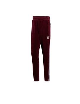 Pantalón Adidas Velour Granate