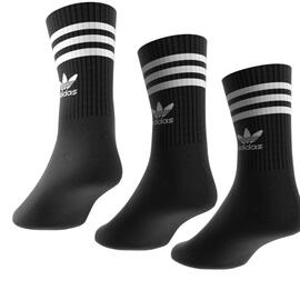  Calcetin Adidas Mid Cut Crew  Negro