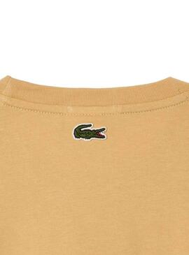 Camiseta Lacoste Regular Beige para Hombre