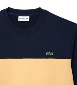 Sudadera  Lacoste Colorblock   Azul