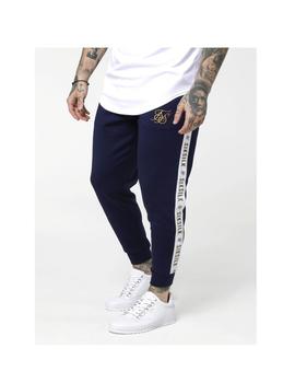 Pantalón Siksilk Cropped taped Marino