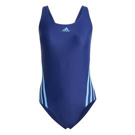 Bañador para Mujer  Adidas 3 Stripes Azul