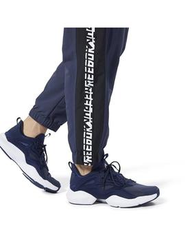 Pantalón Chándal Reebok  Microfibra Azul