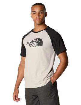 Camiseta TNF Raglan Easy Hombre Gris