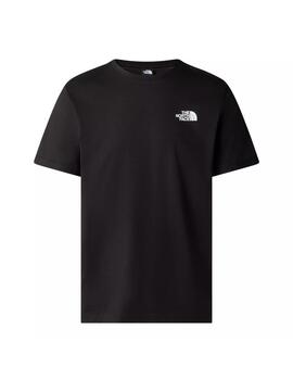 Camiseta TNF Red Box Hombre Negro