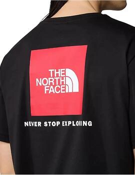 Camiseta The North Face Redbox Tee Negro/Rojo