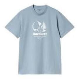 Camiseta  Carhartt S/S Surround  Celeste