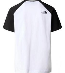 Camiseta The  NORTH FACE RAGLAN EASY Blanco