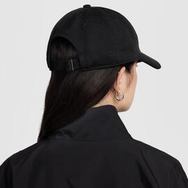 Gorra NIKE U NK CLUB CAP U CB SM SWSH NEGRO