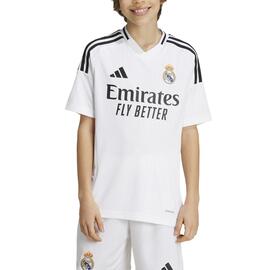 Camiseta Fútbol Niños  Adidas Real Madrid 1º 24/25  Blanco