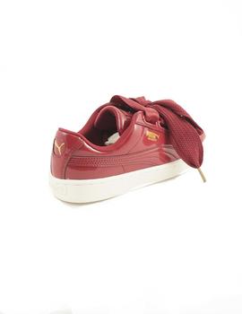 Zapatilla Moda Puma Basket Heart Rojo