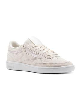 Zapatilla Mujer Reebok Club C85 Trim Nbk Rosa