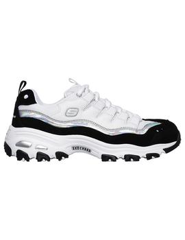 Zapatilla Mujer Skechers D LITES 3,0 Negro
