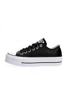 Zapatilla Mujer  Converse Lift PIEL NEGRO