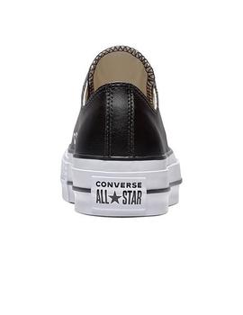 Zapatilla Mujer  Converse Lift PIEL NEGRO