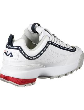 Zapatilla Mujer Fila Disruptor Logo Bw Blanco