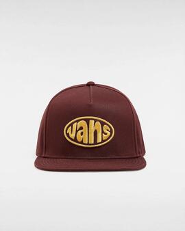 Gorra  con cierre trasero ajustable Vans scutle low burdeos