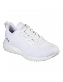 Zapatilla Mujer Skechers Bobs Squad Blanco