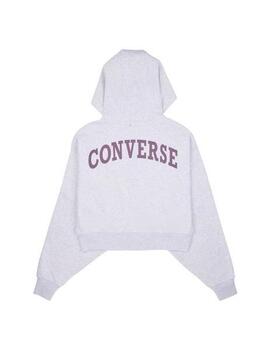 Chaqueta Converse Retro Full-Zip Mujer Gris