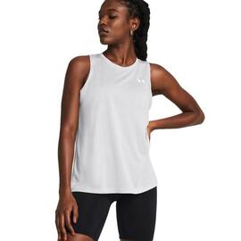 Camiseta sin mangas UA Tech™ Twist  Mujer Gris