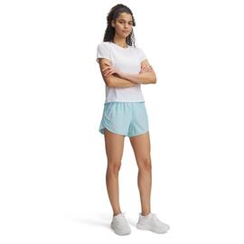 Pantalón corto de 7 cm UA Fly-By para mujer Azul