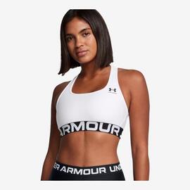 Sujetador deportivo HeatGear® Armour Mid Branded para mujer