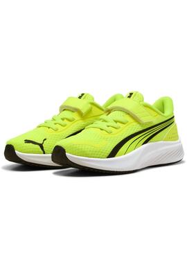 Zapatilla Running Niña Puma Poincelite AC Amarillo