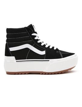 Zapatilla Mujer Vans Sk8-Hi Stacked  Negro
