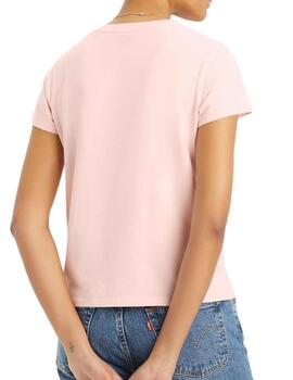 Camiseta  Mujer  Levis Perfect  Rosa