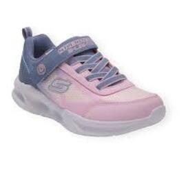 Zapatilla  Para Niños Skechers Sola Glow Gris