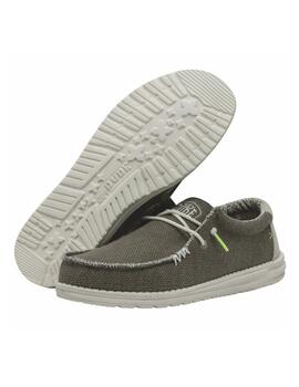 Zapatillas Hey Dude Wally Braided Hombre Verde