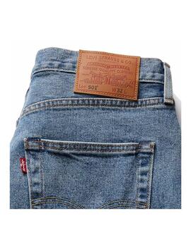 Bermuda Levis M Vaquero 501 Original Azul Oscuro
