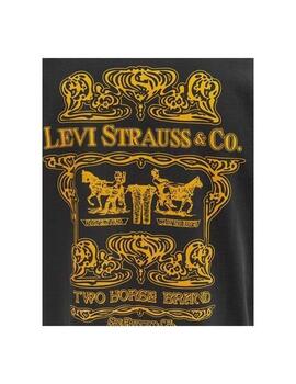 Camiseta  Levis Relaxed Fit  Gris/Amarillo