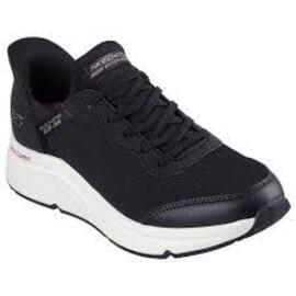 Zapatilla  Mujer Skechers Bob Arch Confort Slip-Ins Negro