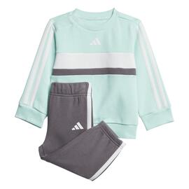Chándal Infantil  Adidas 3 Stripes  Turquesa